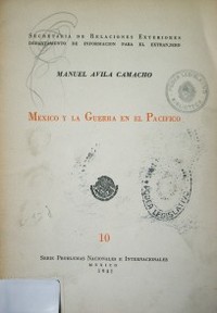 México y la guerra en el Pacífico