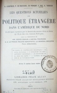 Les questions actuelles de politique étrangère dans l'amérique du nord