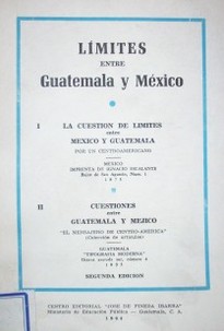 Límites entre Guatemala y México