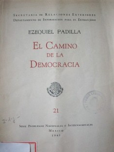 El camino de la democracia