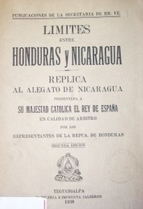 Limites entre Honduras y Nicaragua