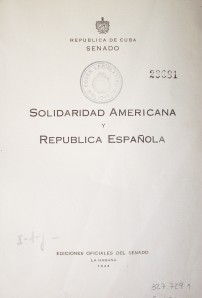 Solidaridad Americana y República Española