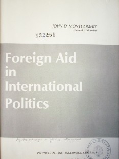 Foreign Aid in International Politics