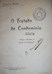 O tratado de Condominio