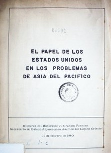 El papel de los Estados Unidos en los problemas de Asia del pacífico