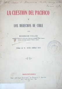 La cuestión del pacifico y los derechos de Chile