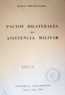 Pactos bilaterales de asistencia militar