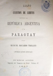 Cuestión de límites entre la República Argentina y el Paraguay