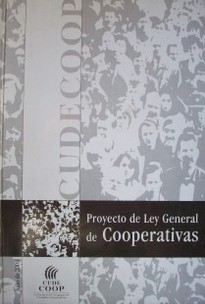 Proyecto de Ley General de Cooperativas