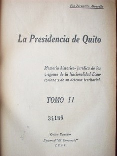 La presidencia de Quito