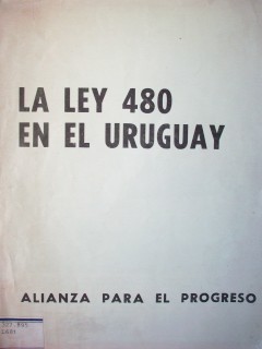 La Ley 480 en el Uruguay