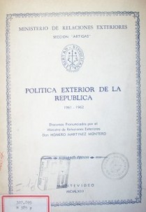 Política exterior de la República 1961 - 1962