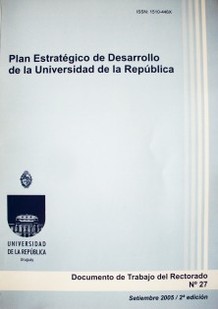 Plan Estratégico de Desarrollo de la Universidad de la República