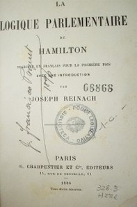 La logique parlamentarire de Hamilton