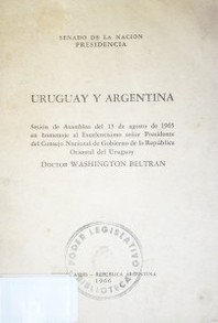Uruguay y Argentina