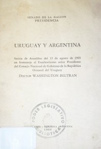 Uruguay y Argentina