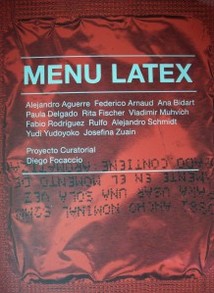 Menu latex