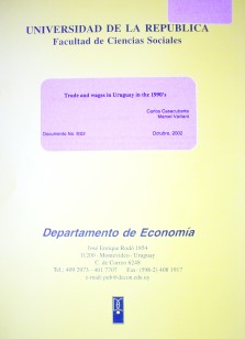 Trade and wages in Uruguay