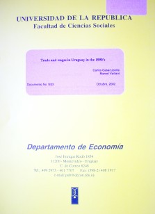 Trade and wages in Uruguay