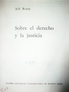 Sobre el derecho y la justicia