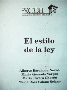 El estilo de la ley