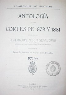 Antología de las cortes de 1879 y 1881