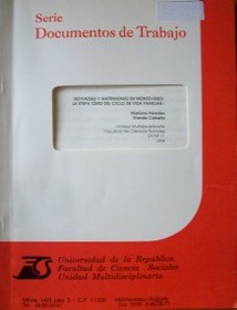 Noviazgo y matrimonio en Montevideo : la etapa cero del ciclo de vida familiar