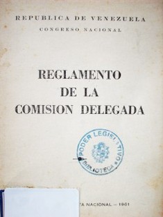 Reglamento de la Comisión Delegada