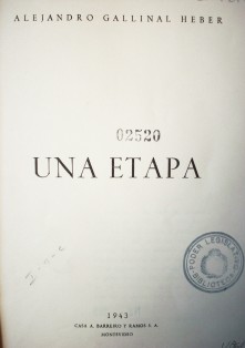 Una etapa