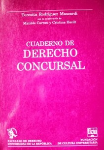 Cuaderno de Derecho concursal