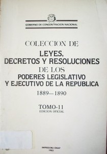 Colección de Leyes, Decretos y Resoluciones de los Poderes Legislativo y Ejecutivo de la República