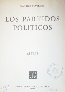 Los partidos políticos