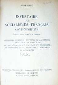 Inventaire des socialismes français contemporains