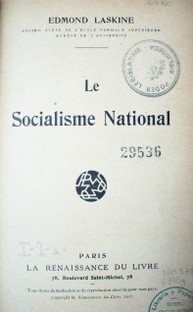 Le socialisme national
