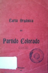 Carta orgánica del Partido Colorado