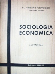 Sociología económica