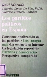Los partidos políticos en España