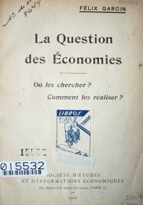 La question des Économies