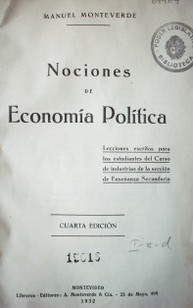 Nociones de Economía Política