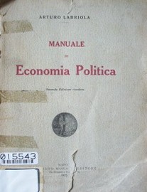 Manuale di economia politica