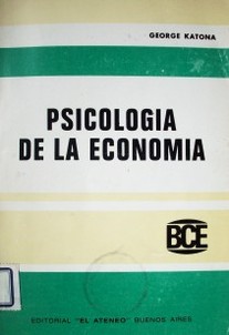 Psicología de la economía