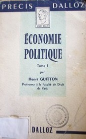 Economie politique