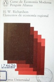 Elementos de eonomía regional