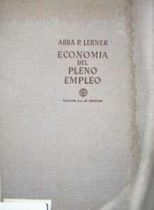 Economía del pleno empleo