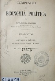 Compendio de economía política