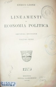 Lineamenti di economia politica