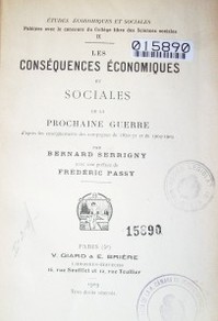 Les conséquences économiques et sociales de la prochaine guerre