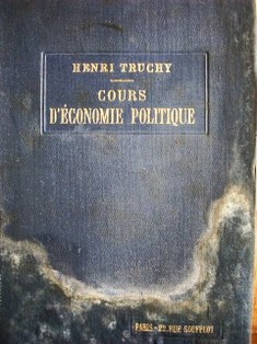 Cours d' economie politique