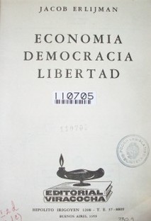 Economía, democracia, libertad