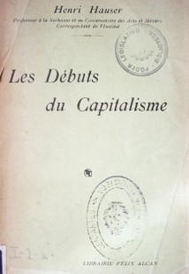 Les débuts du capitalisme